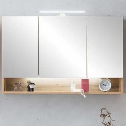 3D Spiegelschrank in Wildeiche Nachbildung - Tofias^Wohnen Outlet