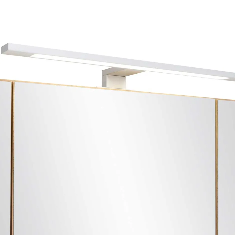 3D Spiegelschrank in Wildeiche Nachbildung - Tofias^Wohnen Outlet