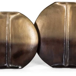 Deko Vasen Duo in Bronze - Ihra (zweiteilig)^Wohnen Discount