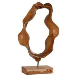 Deko-Objekt Skulptur aus Teak Massivholz - Flacona^Wohnen New