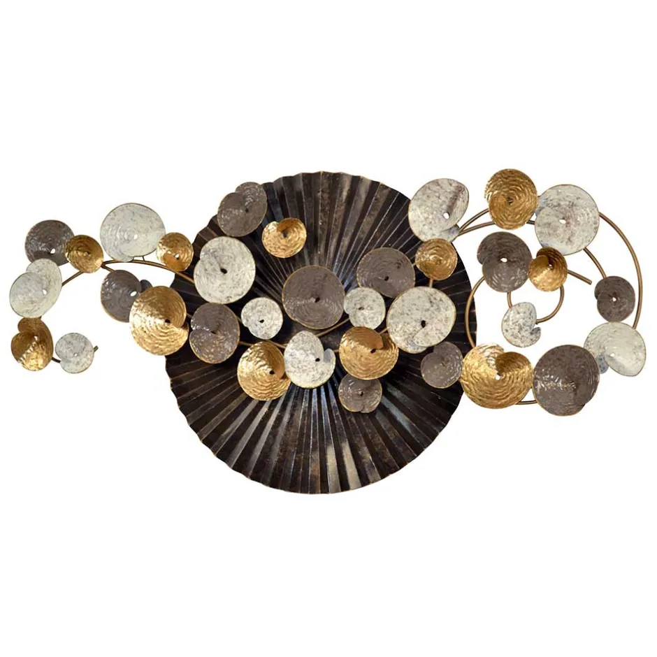 Dekoration für die Wand aus Metall mehrfarbig - Pluno^Wohnen Outlet