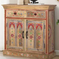 Wohnen Dekorative Kommode mit bunten Ornament Mustern - Jalisa