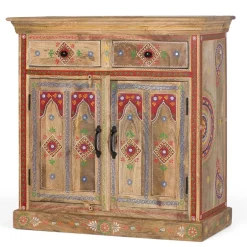 Wohnen Dekorative Kommode mit bunten Ornament Mustern - Jalisa