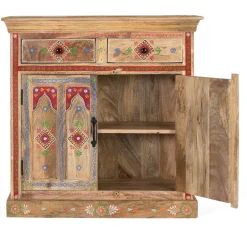 Wohnen Dekorative Kommode mit bunten Ornament Mustern - Jalisa