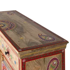 Wohnen Dekorative Kommode mit bunten Ornament Mustern - Jalisa