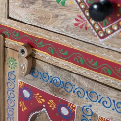 Wohnen Dekorative Kommode mit bunten Ornament Mustern - Jalisa