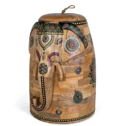 Dekorative Orient Truhe mit Elefanten Kopf - Santjana^Wohnen Hot