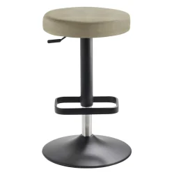 Design Barhocker in Taupe & Schwarz - Greogia^Wohnen Best