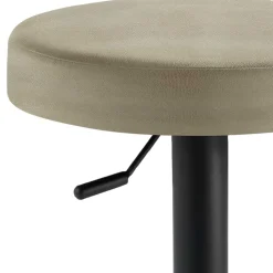 Design Barhocker in Taupe & Schwarz - Greogia^Wohnen Best