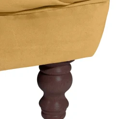 Design Barocksofa in Gelb Samtvelours - Alisho^Wohnen Hot