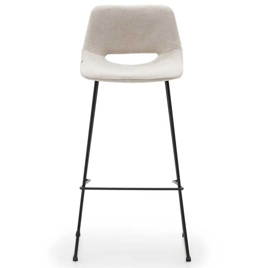 Design Barstühle in Beige & Schwarz - Heats (2er Set)^Wohnen Online