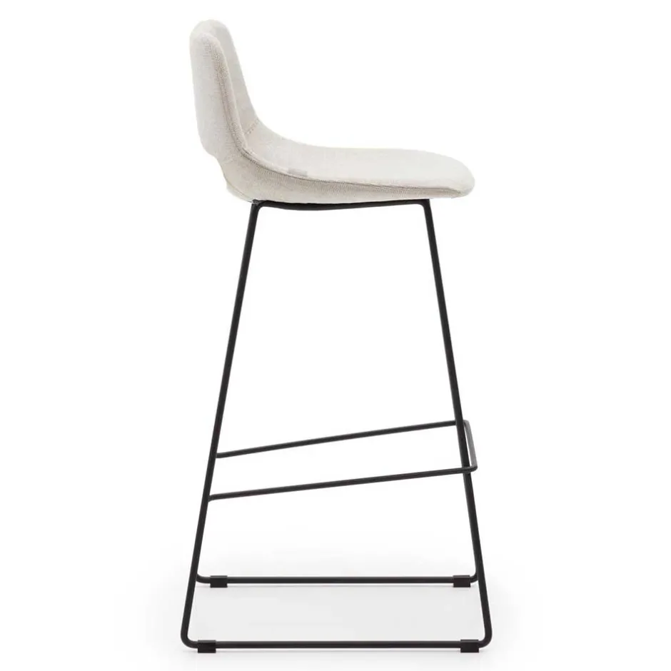 Design Barstühle in Beige & Schwarz - Heats (2er Set)^Wohnen Online