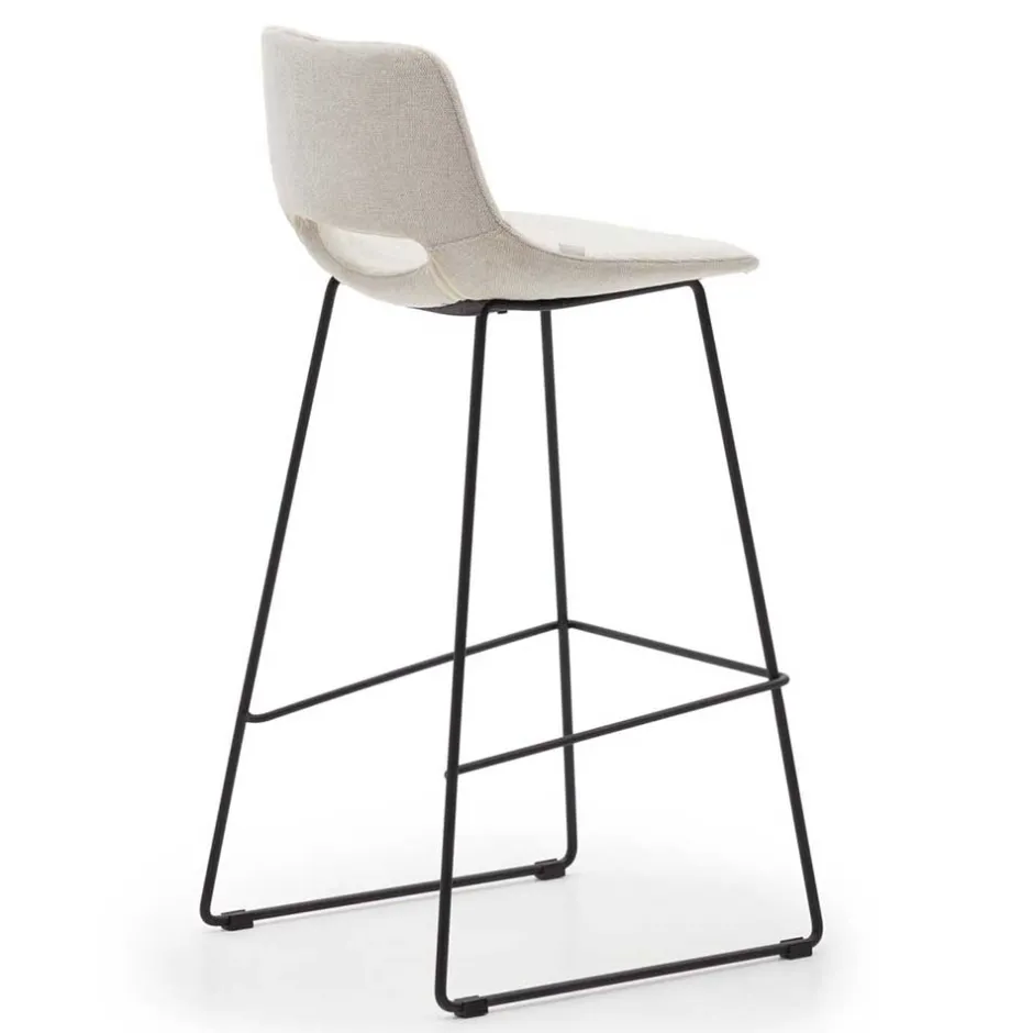 Design Barstühle in Beige & Schwarz - Heats (2er Set)^Wohnen Online