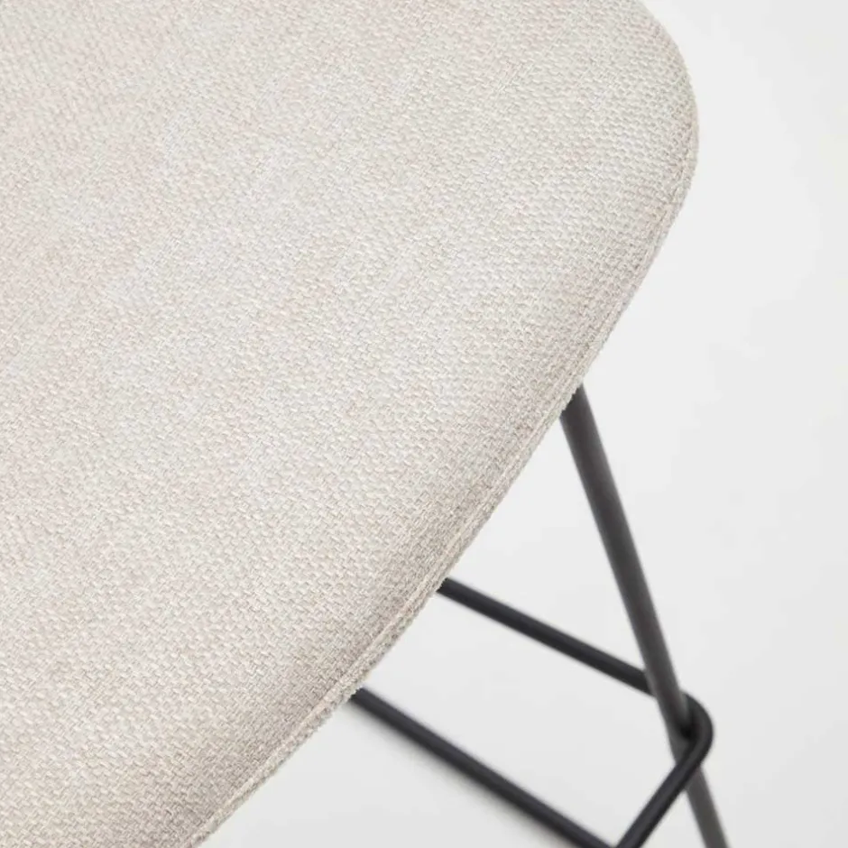 Design Barstühle in Beige & Schwarz - Heats (2er Set)^Wohnen Online