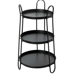 Wohnen Design Beistelltisch mit drei Böden - Asil