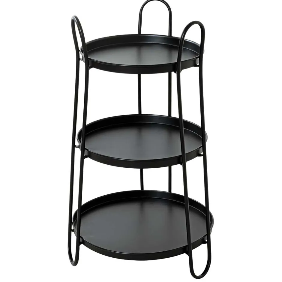 Wohnen Design Beistelltisch mit drei Böden - Asil