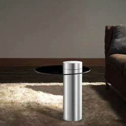 Wohnen Design Beistelltisch mit Glasplatte - Jaturna