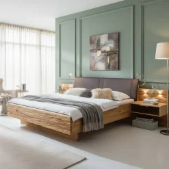 Design Bettanlage mit LED - Ornany (dreiteilig)^Wohnen Outlet