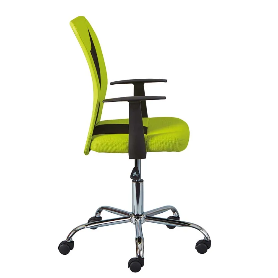 Design Bürostuhl in Hellgrün & Schwarz - Next^Wohnen