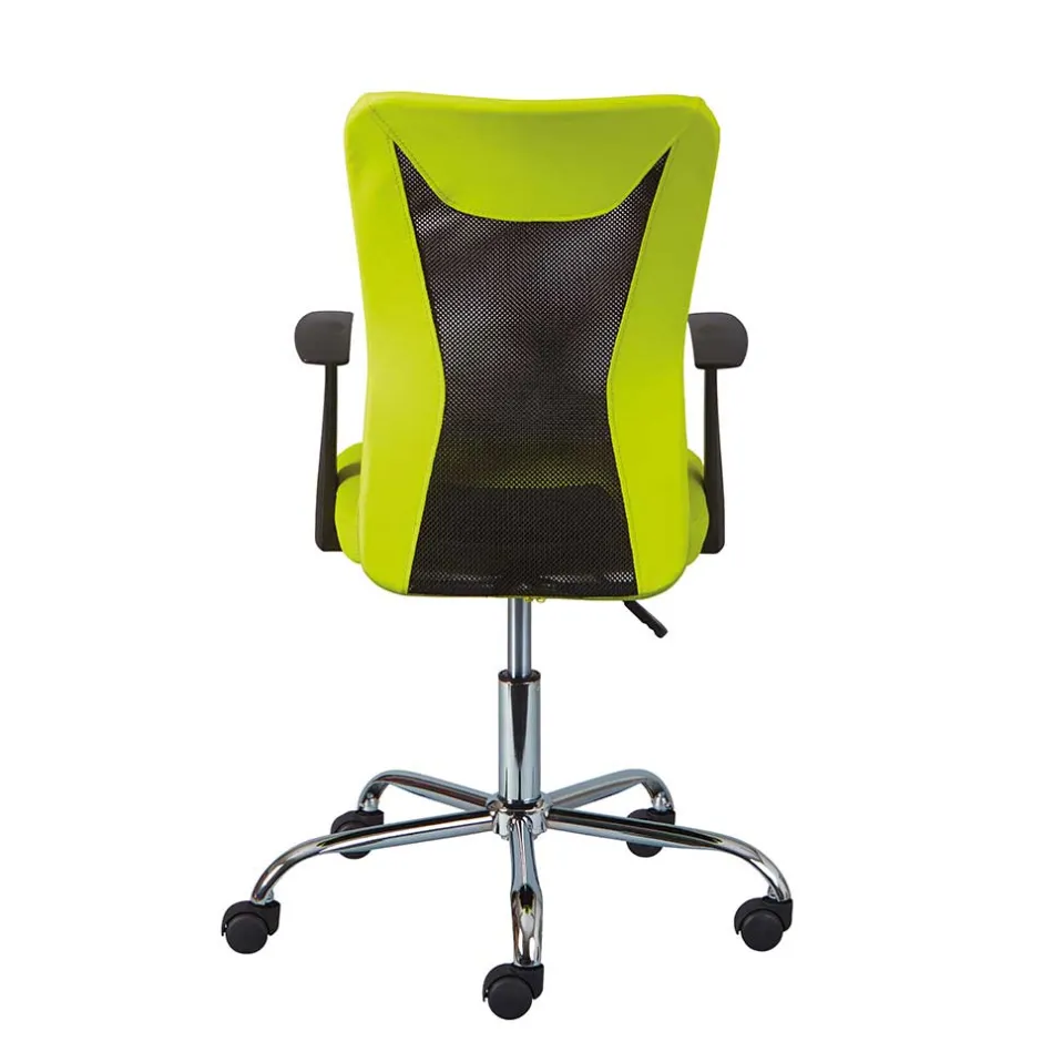 Design Bürostuhl in Hellgrün & Schwarz - Next^Wohnen