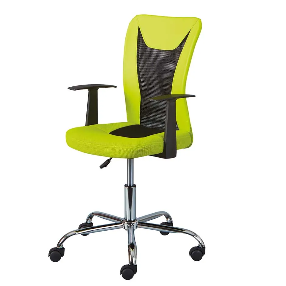 Design Bürostuhl in Hellgrün & Schwarz - Next^Wohnen