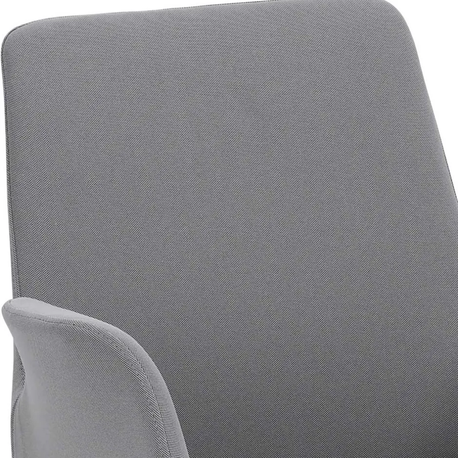 Design Bürostuhl mit Armlehnen in Grau - Iranus^Wohnen Discount