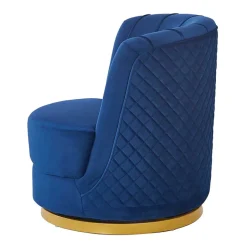 Design Cocktailsessel in Dunkelblau Samt - Sara^Wohnen Hot