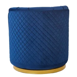 Design Cocktailsessel in Dunkelblau Samt - Sara^Wohnen Hot