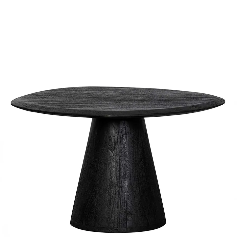 Design Couchtisch in Schwarz Massivholz - Standing^Wohnen