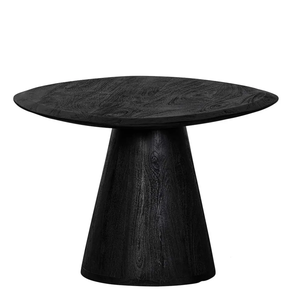 Design Couchtisch in Schwarz Massivholz - Standing^Wohnen