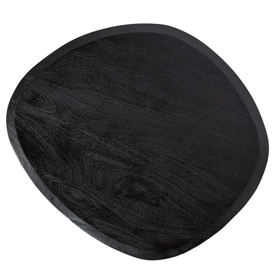 Design Couchtisch in Schwarz Massivholz - Standing^Wohnen