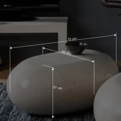 Design Couchtisch Ionella in Creme Weiß^Wohnen Online