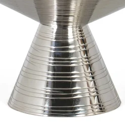 Wohnen Design Couchtisch mit schwarzer Glasplatte - Coralla