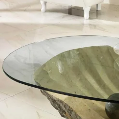 Design Couchtisch Ricana mit Glasplatte^Wohnen Sale