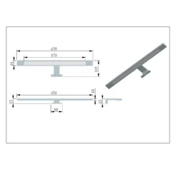 Wohnen Design Doppel-Waschtisch & Spiegelschrank - Crystoga (zweiteilig)