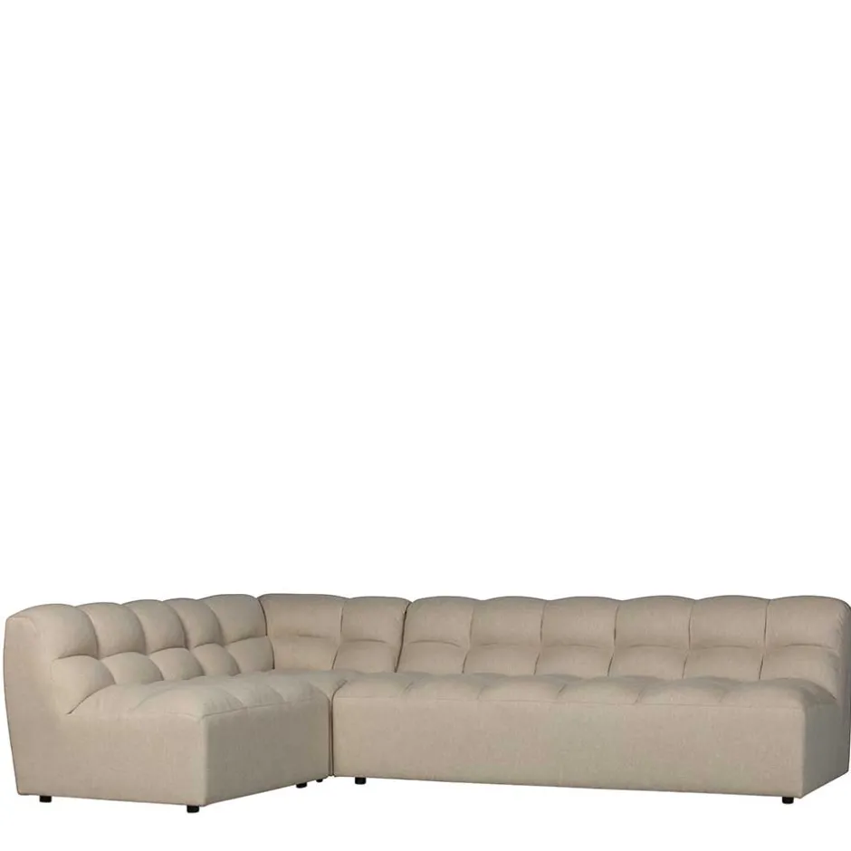 Design Ecksofa ohne Armlehnen in Beige - Madrilena^Wohnen