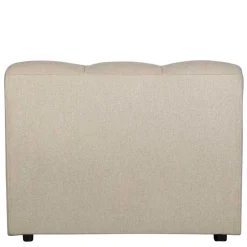 Design Ecksofa ohne Armlehnen in Beige - Madrilena^Wohnen