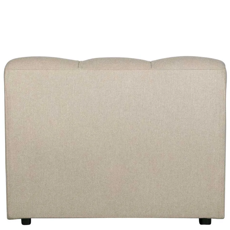 Design Ecksofa ohne Armlehnen in Beige - Madrilena^Wohnen