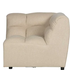 Design Ecksofa ohne Armlehnen in Beige - Madrilena^Wohnen