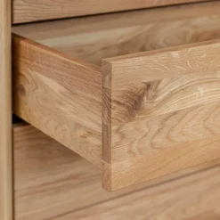 Design Eiche Schrank mit getönten Glastüren - Fabiella^Wohnen Discount