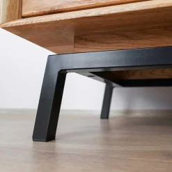 Design Eiche Schrank mit getönten Glastüren - Fabiella^Wohnen Discount