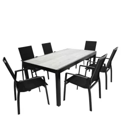 Design Essgruppe für den Garten - Marino (siebenteilig)^Wohnen Discount