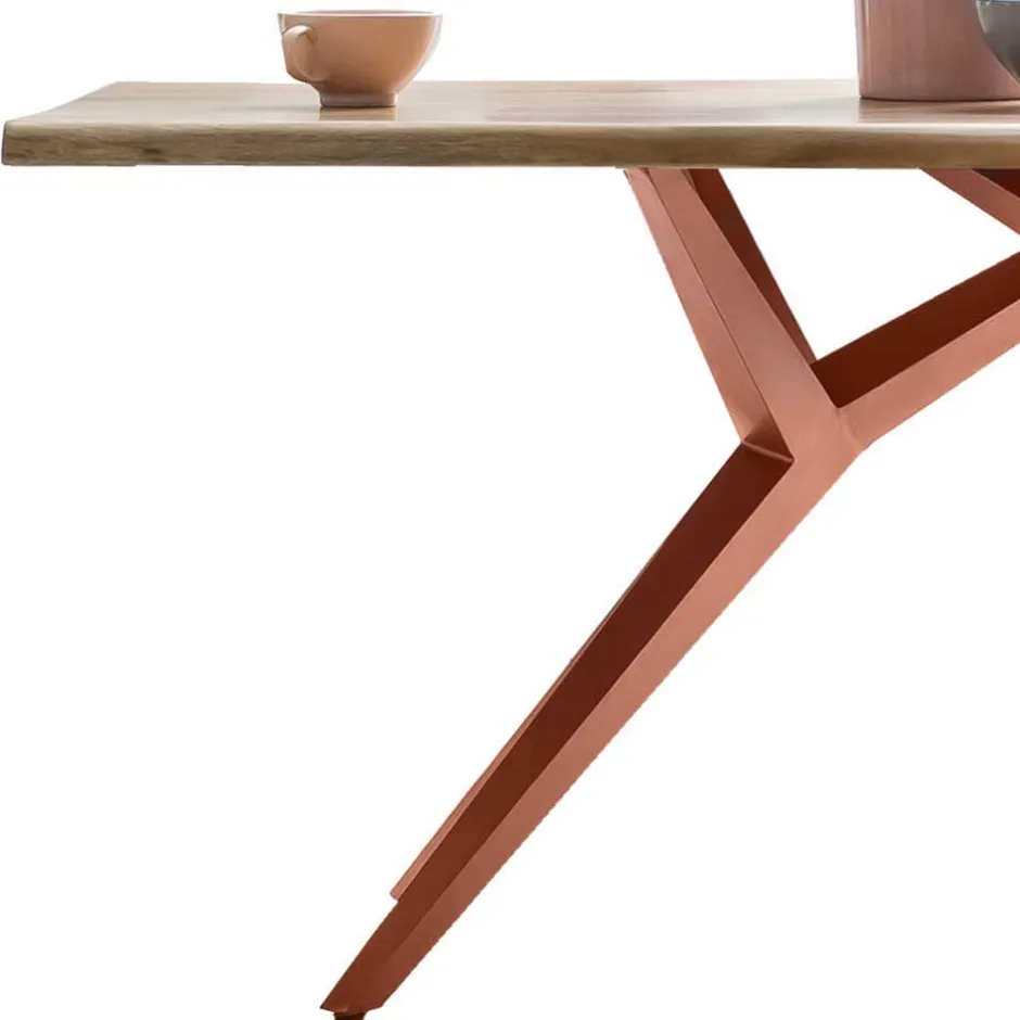 Design Esstisch aus gewachstem Holz Akazie - Prayer^Wohnen Hot