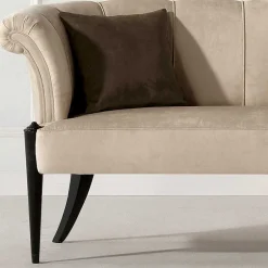 Wohnen Design Esstisch Sofa in Beige - Toina