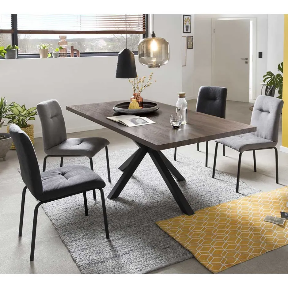 Design Esstischgruppe als Set - Solida (fünfteilig)^Wohnen Hot