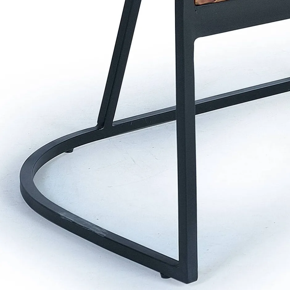 Wohnen Design Esstischsofa in Cognac Braun Leder - Citrosca