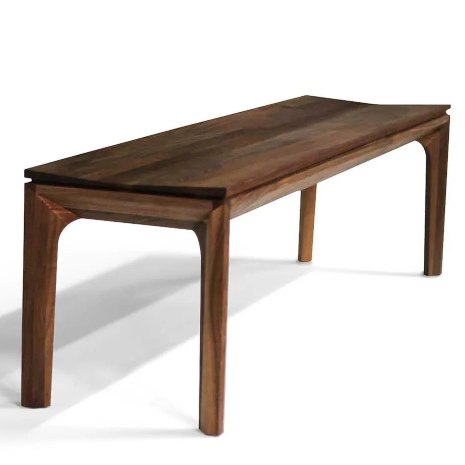 Design Esszimmer Bank aus Nussbaum Massivholz - Edicenza^Wohnen New