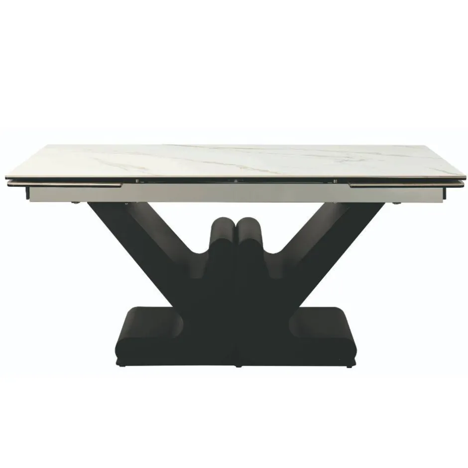 Wohnen Design Esszimmertisch in Marmoroptik - Yoran