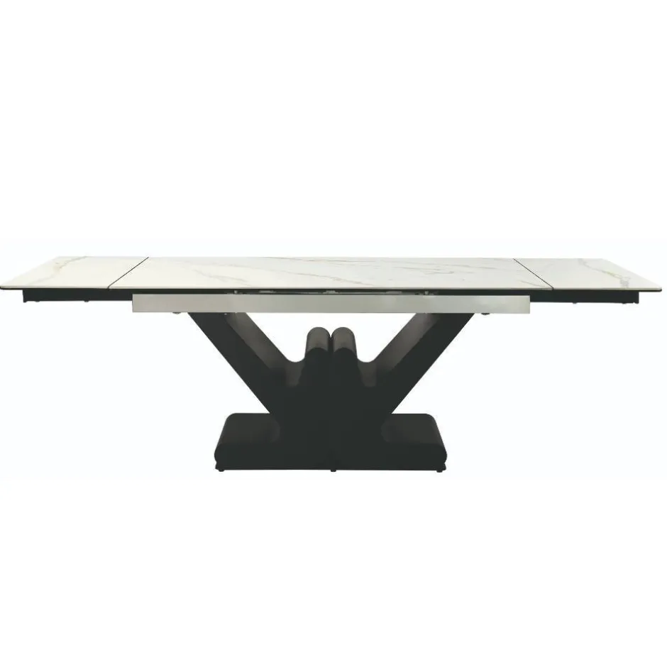 Wohnen Design Esszimmertisch in Marmoroptik - Yoran