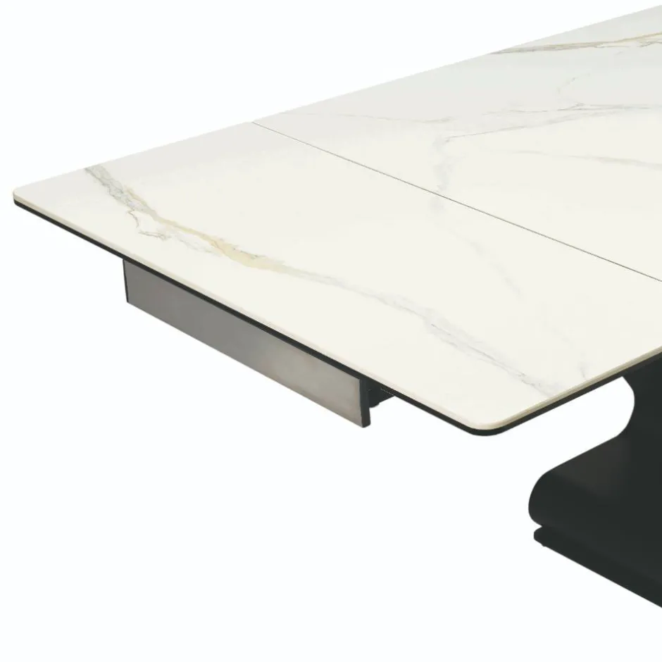 Wohnen Design Esszimmertisch in Marmoroptik - Yoran